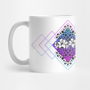 Flowers Skulls & Diamonds Mug